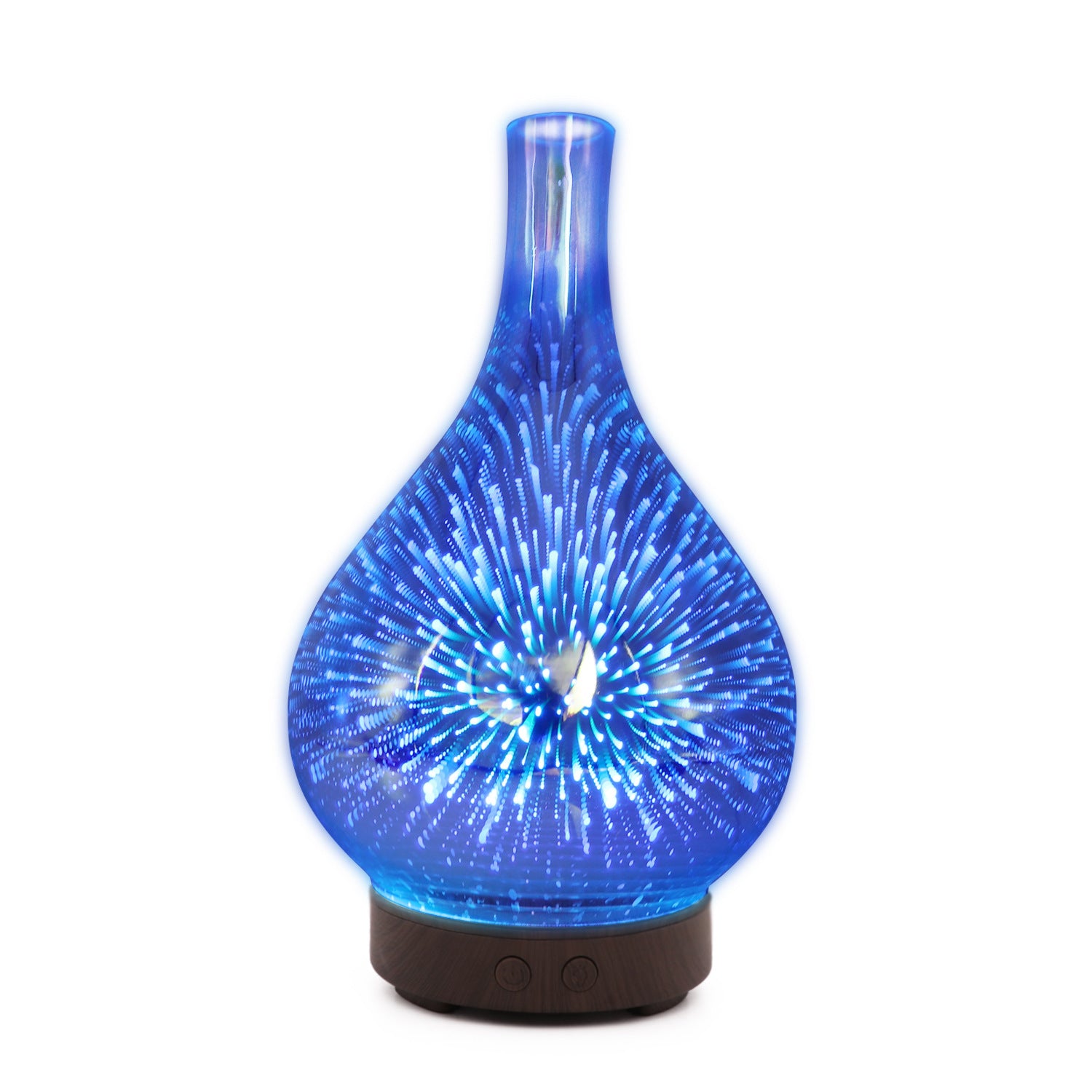 Heart White - Home 3D Glass Aroma Diffuser Humidifier