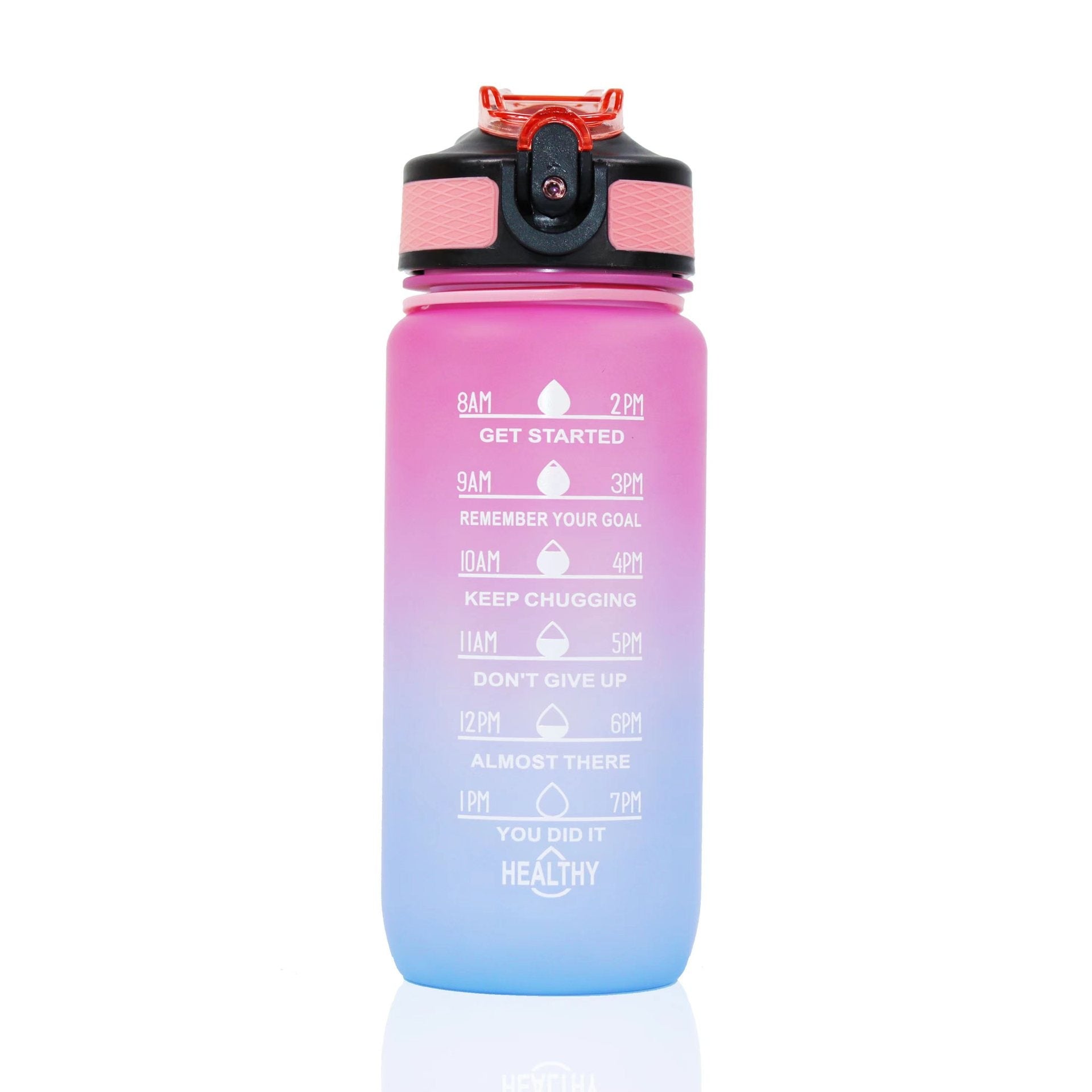 600ml Gradient Tumbler with Handle and Flip Lid - View 9