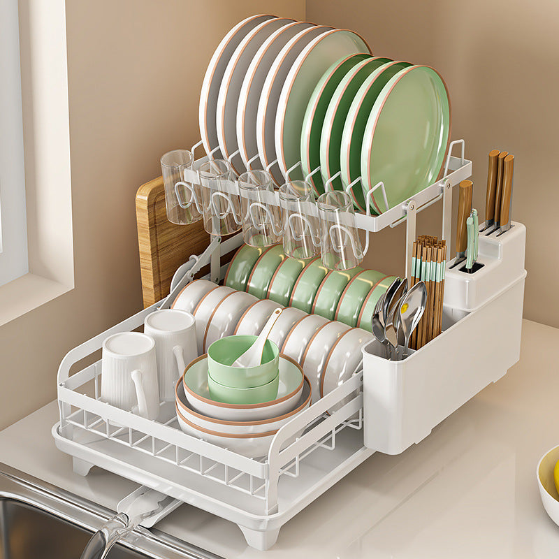 Iron wire dish organizer