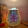 Glass vase aroma diffuser fireworks