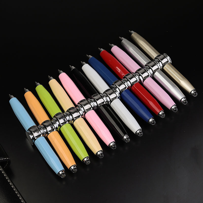 LED Spinning Gyro Metal Ballpoint Pen - View 5