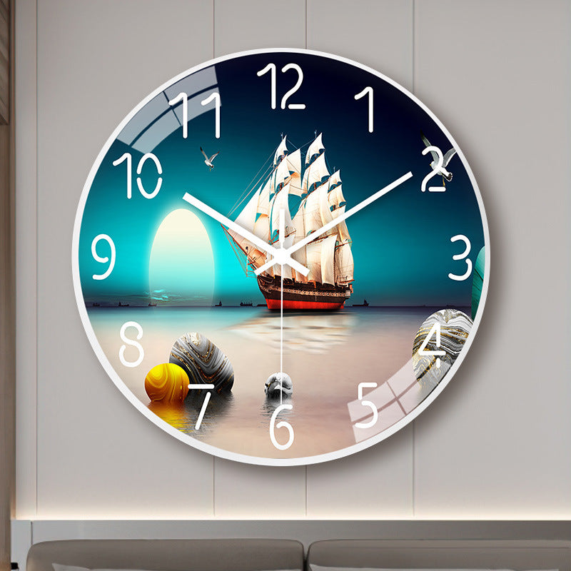 8 Inch Silent Wall Clock | 20cm Minimalist Home & Office Decor