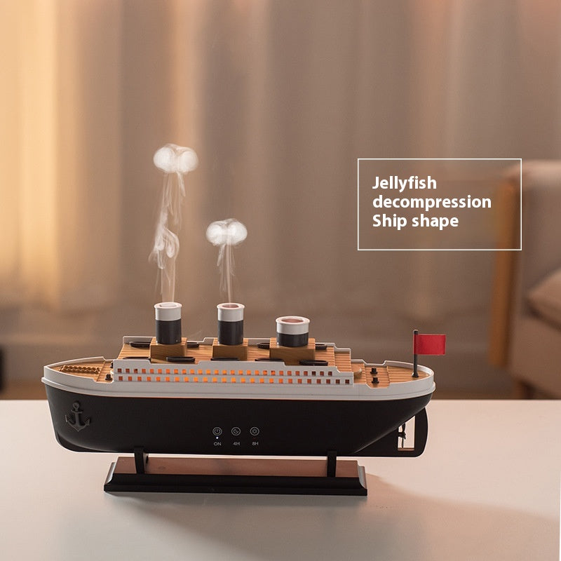 Retro Ship Ultrasonic Aroma Diffuser & Humidifier | 250mL Home Aromatherapy