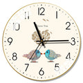 Nordic Minimalist Tempered Glass Silent Wall Clock - Style 1