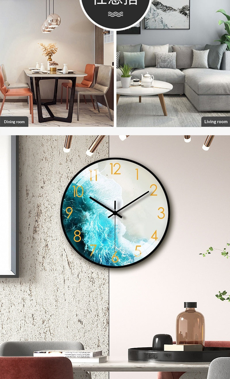 8 Inch Silent Wall Clock | 20cm Minimalist Home & Office Decor