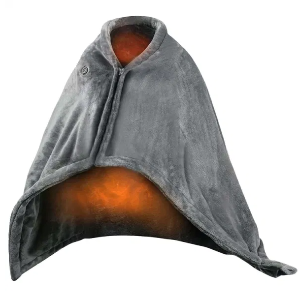 USB Electric Heated Blanket | Super Soft Coral Fleece | 3 Heat Settings