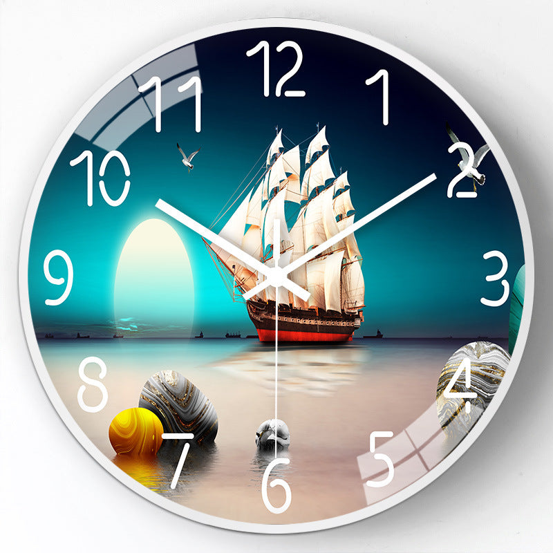 8 Inch Silent Wall Clock | 20cm Minimalist Home & Office Decor