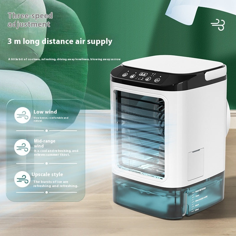 Portable Desktop Air Cooler USB Fan with Dual Spray Misting