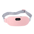 Electric Waist Massage Period Cramp Massager - Vibrating Heating Belt for Menstrual Waist, Stomach & Abdominal Pain