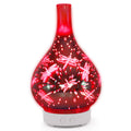 Dragonfly Deep Wood Grain - Home 3D Glass Aroma Diffuser Humidifier