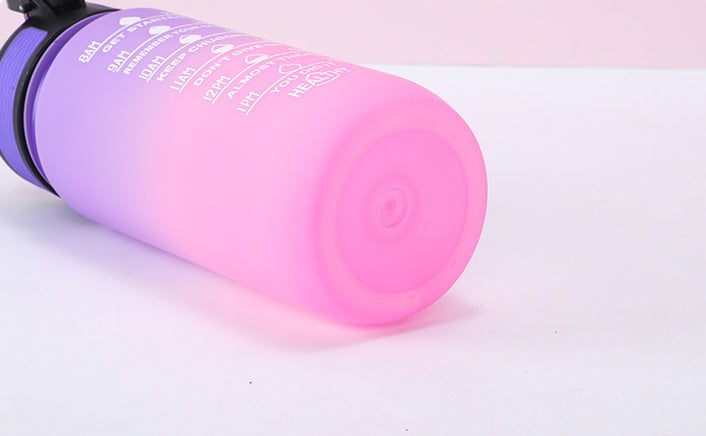 600ml Gradient Tumbler with Handle and Flip Lid - View 10