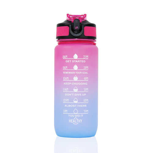600ml Gradient Tumbler with Handle and Flip Lid - View 2