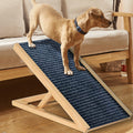 Foldable Dog Ramp | Adjustable Height Pet Stairs for Bed, Sofa & Car