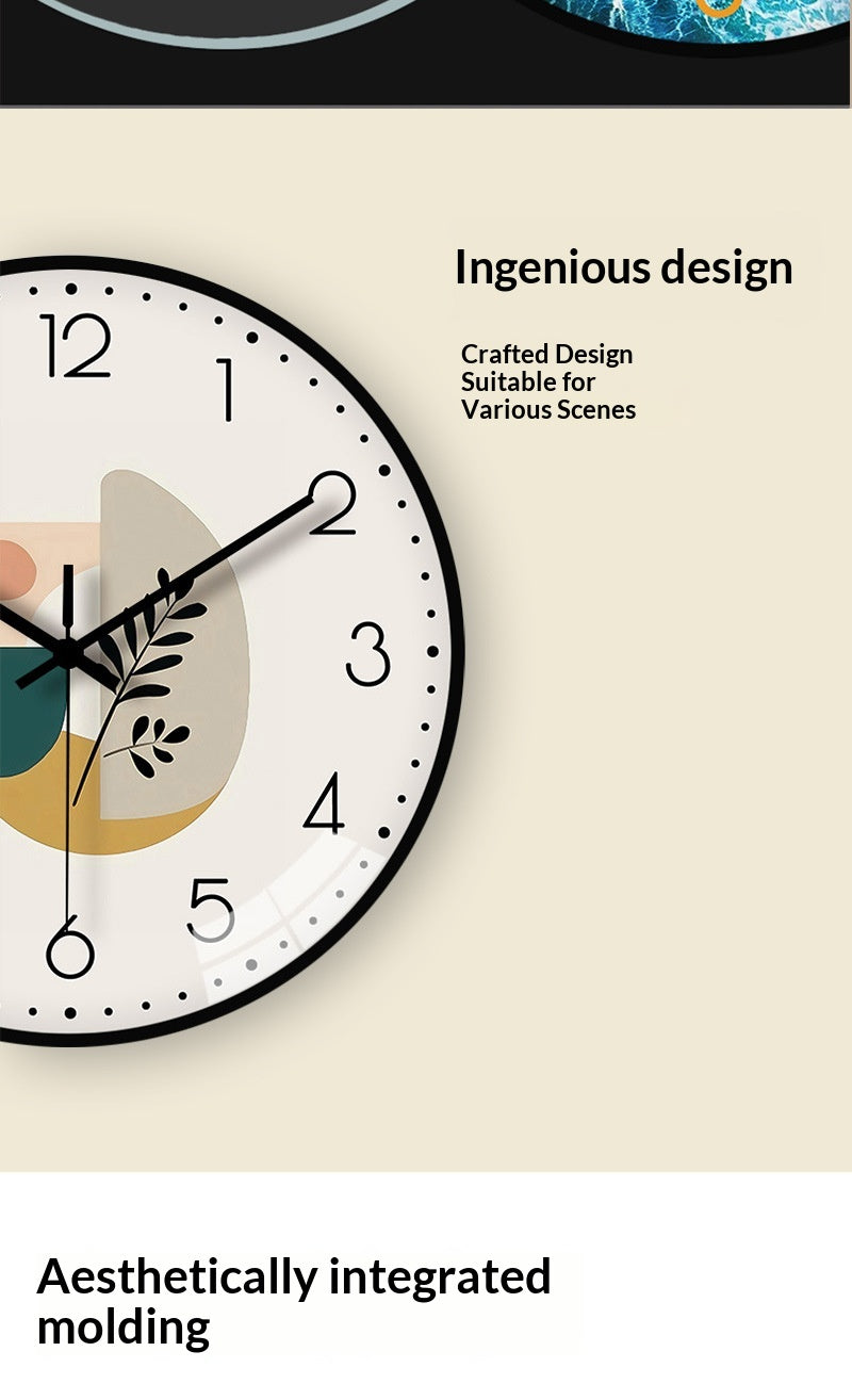 8 Inch Silent Wall Clock | 20cm Minimalist Home & Office Decor