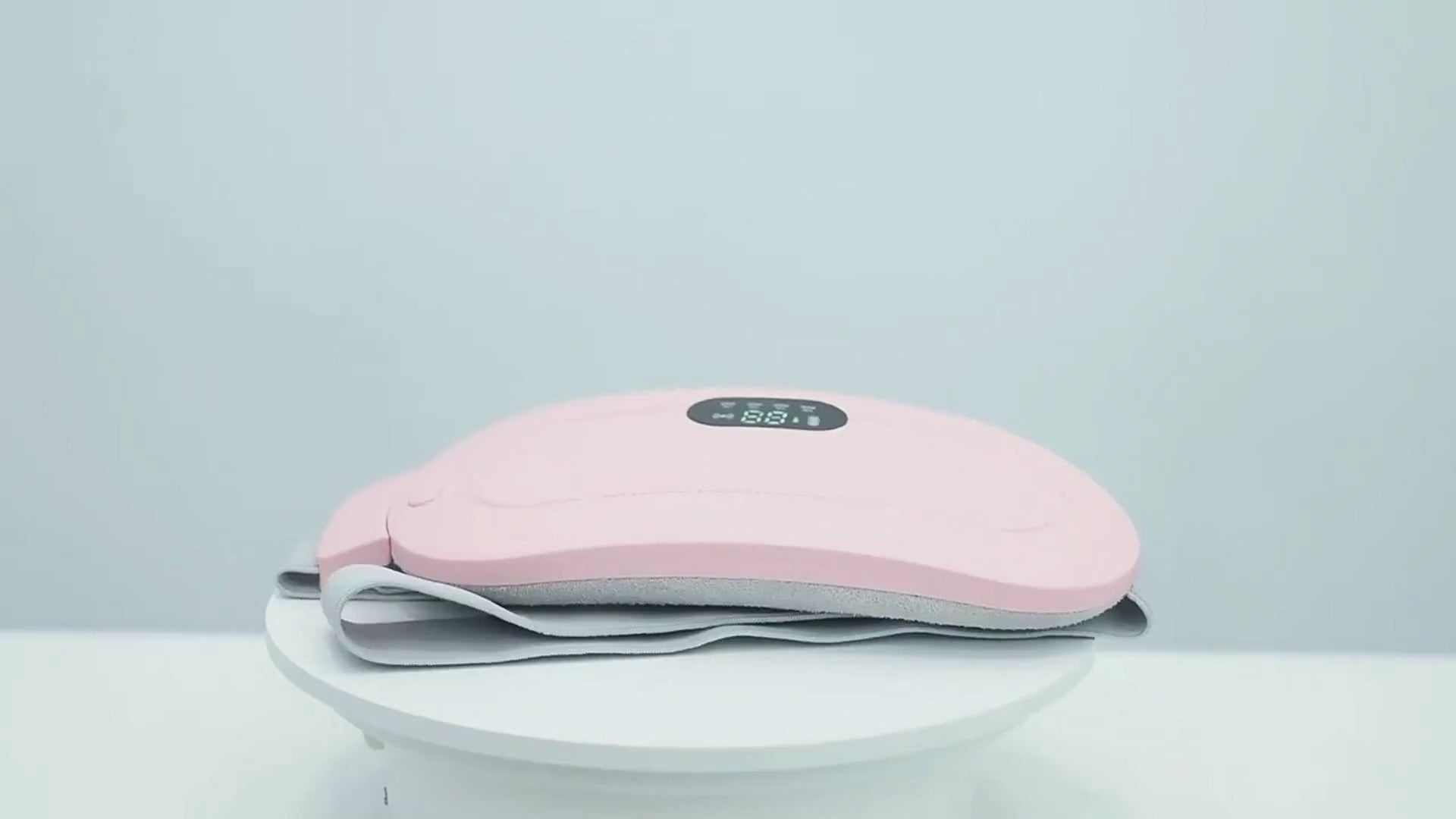 Electric Waist Massage Period Cramp Massager - Vibrating Heating Belt for Menstrual Waist, Stomach & Abdominal Pain